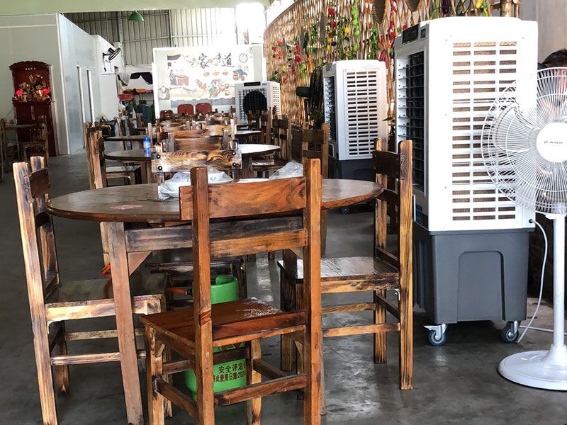 农庄移动空调案例